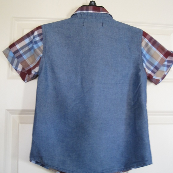 😳 BLACLABEL button down shirt Boy size 5/6 - Picture 2 of 6